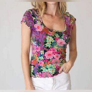 Black Friday! Natural Life NWT Size XL Floral Women's Top, Buttery Soft!